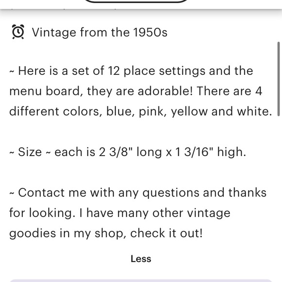 Vintage1950s Saks Fifth Avenue La Fleur place setting - Picture 11 of 11